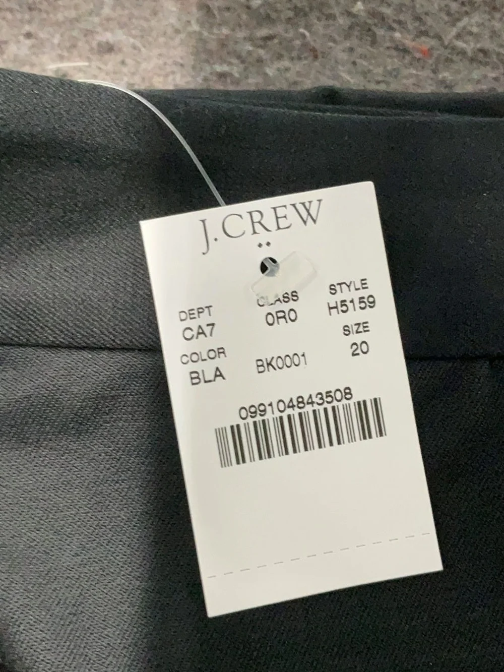 NWT J. Crew Black Ponte Ankle Pants